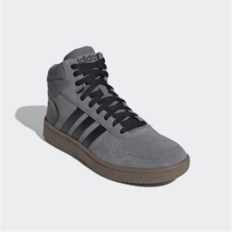 adidas hoops 2.0 mid herren grau|adidas hoops mid shoes.